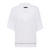 Fabiana Filippi Cotton Sweater in White, Size 48