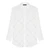 Fabiana Filippi Sheer Embroidered Silk Blouse in Cream, Size 42 