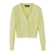 Fabiana Filippi Cropped Sequined Cardigan in Pistachio, Size 44