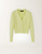 Fabiana Filippi Cropped Sequined Cardigan in Pistachio, Size 44