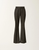 Fabiana Filippi Slubbed Prince of Wales Boot Cut Trousers in Brown/Black, Size 42