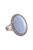 *ORDER TODAY* Sylva & Cie. 18K White Gold Opal Diamond Oregon Ring, Size 7.25