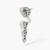 Ashaha Candice White Gold Earrings