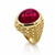 Salima Thakker Labyrinth Rubelite Ring, Size 53