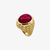 Salima Thakker Labyrinth Rubelite Ring, Size 53