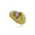 Salima Thakker Labyrinth Yellow Diamond Ring, Size 53