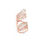 Graziela 18K Rose Gold Hinged Diamond Paisley Ring