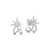 Graziela 18K White Gold Diamond Starburst Ear Cuffs