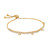 Graziela 18K Yellow Gold Diamond Floating Bolo Bracelet, 9"