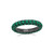 Graziela 18K White Gold Emerald 3 Sided Band Ring