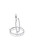 Graziela 18K White Gold Rio Diamond Inside Outside Hoop Earrings