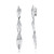 Graziela 18K White Gold Árvore Detachable Diamond Drop Earrings