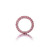 Graziela 18K White Gold Pink Sapphire & Pink Rhodium 3 Sided Ring