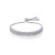 Graziela 18K White Gold Triple Row Diamond Bolo Bracelet