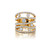 Graziela 18K Yellow Gold Diamond Rio Cage Ring