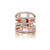 Graziela 18K Rose Gold Diamond Rio Cage Ring