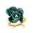 Graziela 18K Yellow Gold Green Titanium Orchid Ring