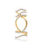 Graziela 18K Yellow Gold Rio Diamond Mega Swirl Ring