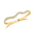 Graziela 18K Yellow Gold Rio Double Diamond Bangle