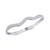 Graziela 18K White Gold Rio Double Diamond Bangle