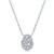 Graziela 18K White Gold Diamond Bahia Pendant & Necklace, 18"