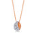 Graziela 18K Rose Gold Diamond Bahia Pendant & Necklace, 18"