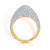 Graziela 18K Yellow Gold Diamond Bahia Ring