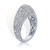 Graziela 18K White Gold Diamond Bahia Ring