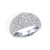 Graziela 18K White Gold Diamond Bahia Ring