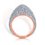 Graziela 18K Rose Gold Diamond Bahia Ring