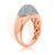 Graziela 18K Rose Gold & Diamond Summit Bahia Ring