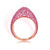 Graziela 18K Rose Gold Pink Sapphire Bahia Ring