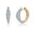 Graziela 18K Gold Diamond Bahia Hoop Earrings