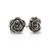 Paul Morelli 18K White Gold Rosebud Stud Earrings