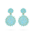 Paul Morelli Large Lagrange Turquoise Double Dangle Earrings