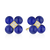Paul Morelli 18K Yellow Gold Lapis Sequence Stud Earrings