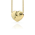 Paul Morelli 18K Yellow Gold Moderne Heart Necklace