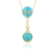 Paul Morelli 18K Yellow Gold Nouveau Block & Tackle Pendant, 36"