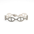 Sylva & Cie. 18K White Gold Diamond Buckle Bracelet, 7"