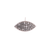 Sylva & Cie. 18K White Gold/Sterling Silver Marquise Shape Grey Diamond Pendant