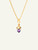 Tamara Comolli MiniMikado 18K Yellow Gold Pendant with Amethyst