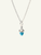 Tamara Comolli MiniMikado 18K White Gold Pendant with Turquoise