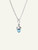 Tamara Comolli MiniMikado 18K White Gold Pendant with Swiss Topaz
