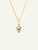 Tamara Comolli MiniMikado 18K Yellow Gold Pendant with Swiss Topaz