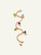 Tamara Comolli Mikado 18K Rose Gold Flamenco Charm Bracelet in 'Aurora'