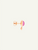 Tamara Comolli Bouton 18K Rose Gold Earrings with Rose Tourmaline and White Diamonds