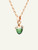 Tamara Comolli Mikado 18K Rose Gold Bouquet Pendant with Green Tourmaline