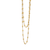 Sylva & Cie. 18K Yellow Gold Textured Bead Necklace, 33"