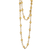 Sylva & Cie. 18K Yellow Gold Textured Bead Necklace, 33"