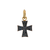 Sylva & Cie. 18K Yellow Gold/Silver Blue Sapphire Cross